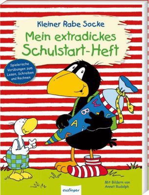 Buch - Der kleine Rabe Socke: Mein extradickes Schulstart-Heft