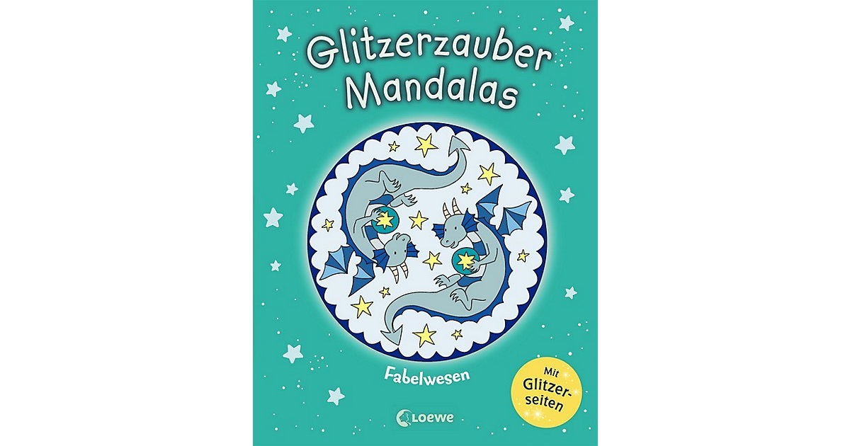 Buch - Glitzerzauber-Mandalas: Fabelwesen