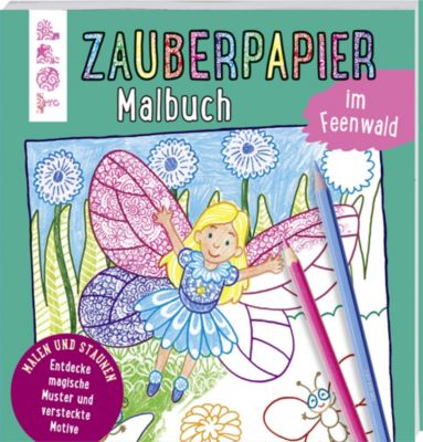 Buch - Zauberpapier Malbuch im Feenwald