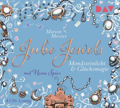 Julie Jewels: Mondsteinlicht und Glcksmagie, 4 Audio-CDs Hrbuch