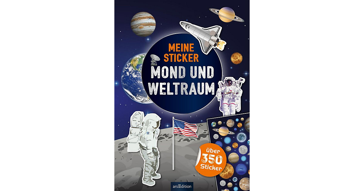 Buch - Meine Sticker: Mond und Weltraum