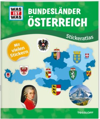 Image of Buch - WAS IST WAS Bundesländer Österreich, Stickeratlas