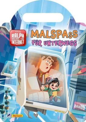 Buch - Disney Ralph Breaks the Internet: Malspa unterwegs Kleinkinder