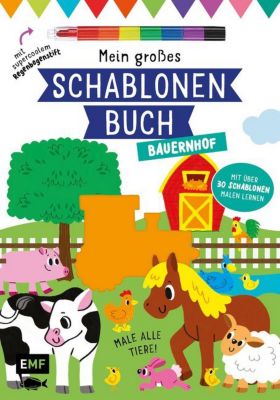 Buch - Mein groes Schablonen-Buch, Bauernhof