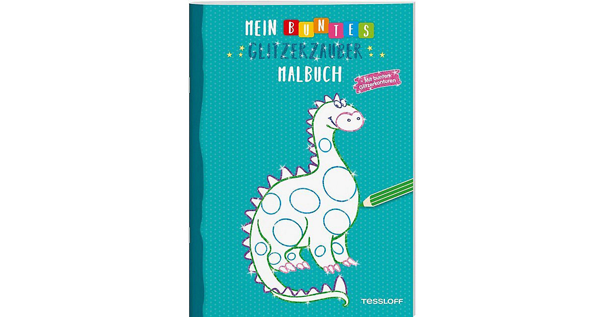 Buch - Mein buntes Glitzerzauber-Malbuch (Drache)