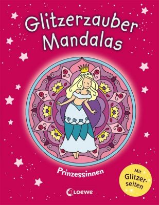 Buch - Glitzerzauber-Mandalas: Prinzessinnen