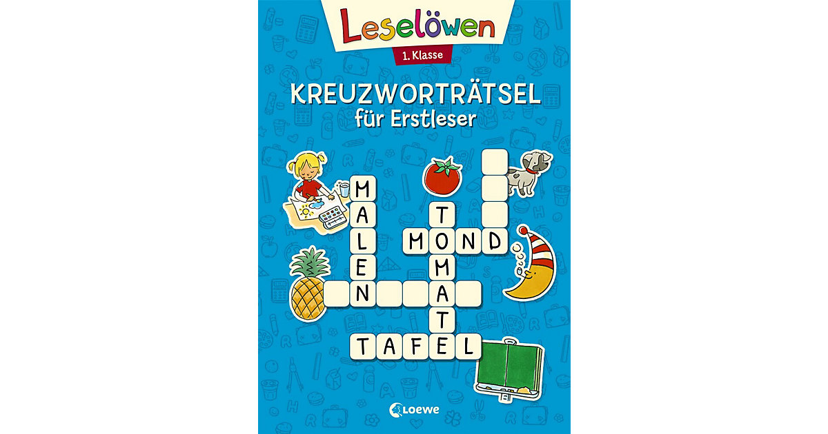 Buch - Leselöwen Kreuzworträtsel Erstleser: 1: Klasse (Blau) Kinder