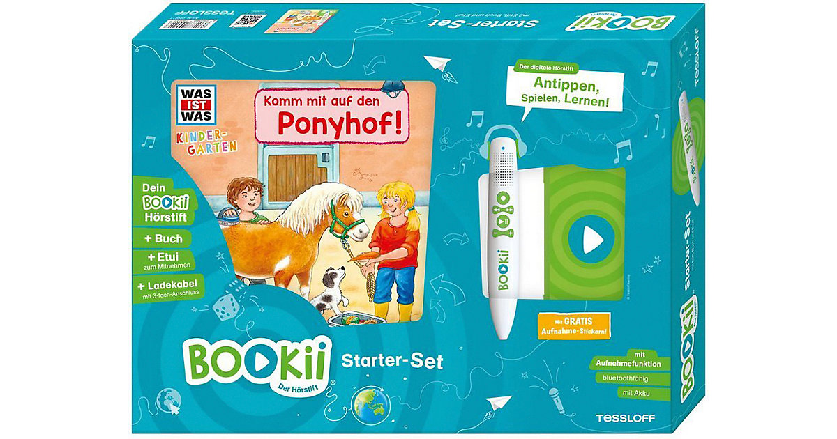 Buch - BOOKii® Starter-Set: WAS IST WAS Kindergarten: Komm mit auf den Ponyhof!