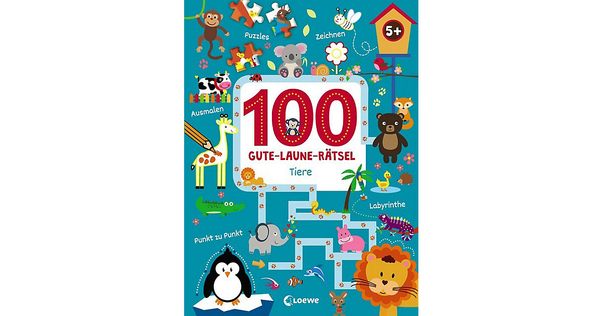Buch - 100 Gute-Laune-Rätsel: Tiere
