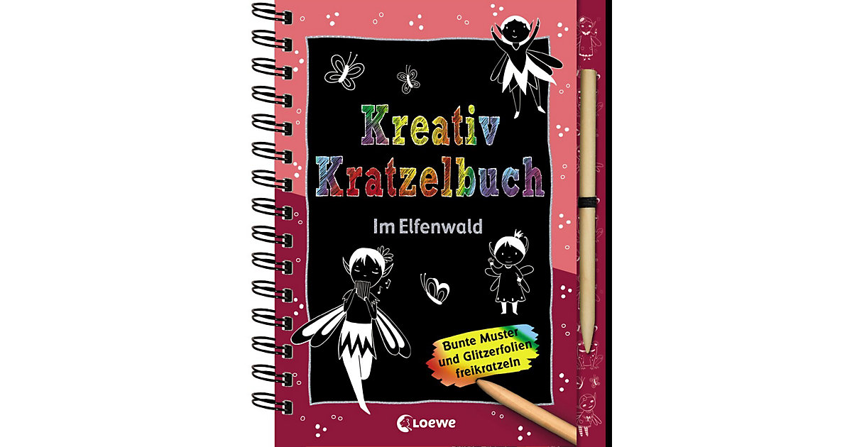 Buch - Kreativ-Kratzelbuch: Im Elfenwald