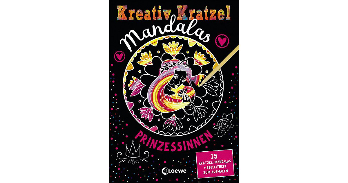 Buch - Kreativ-Kratzel Mandalas: Prinzessinnen