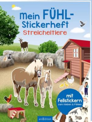 Buch - Mein Fhl-Stickerheft: Streicheltiere