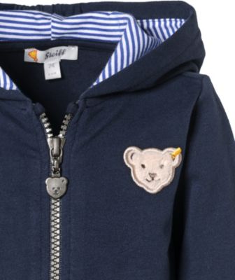 Steiff Baby-Jungen Sweatjacke Sweatshirt