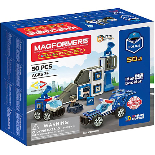 Магнитный конструктор Magformers Amazing Police Set от MAGFORMERS