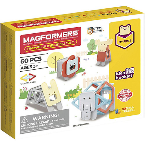 Магнитный конструктор Magformers Jumble 60 Set от MAGFORMERS