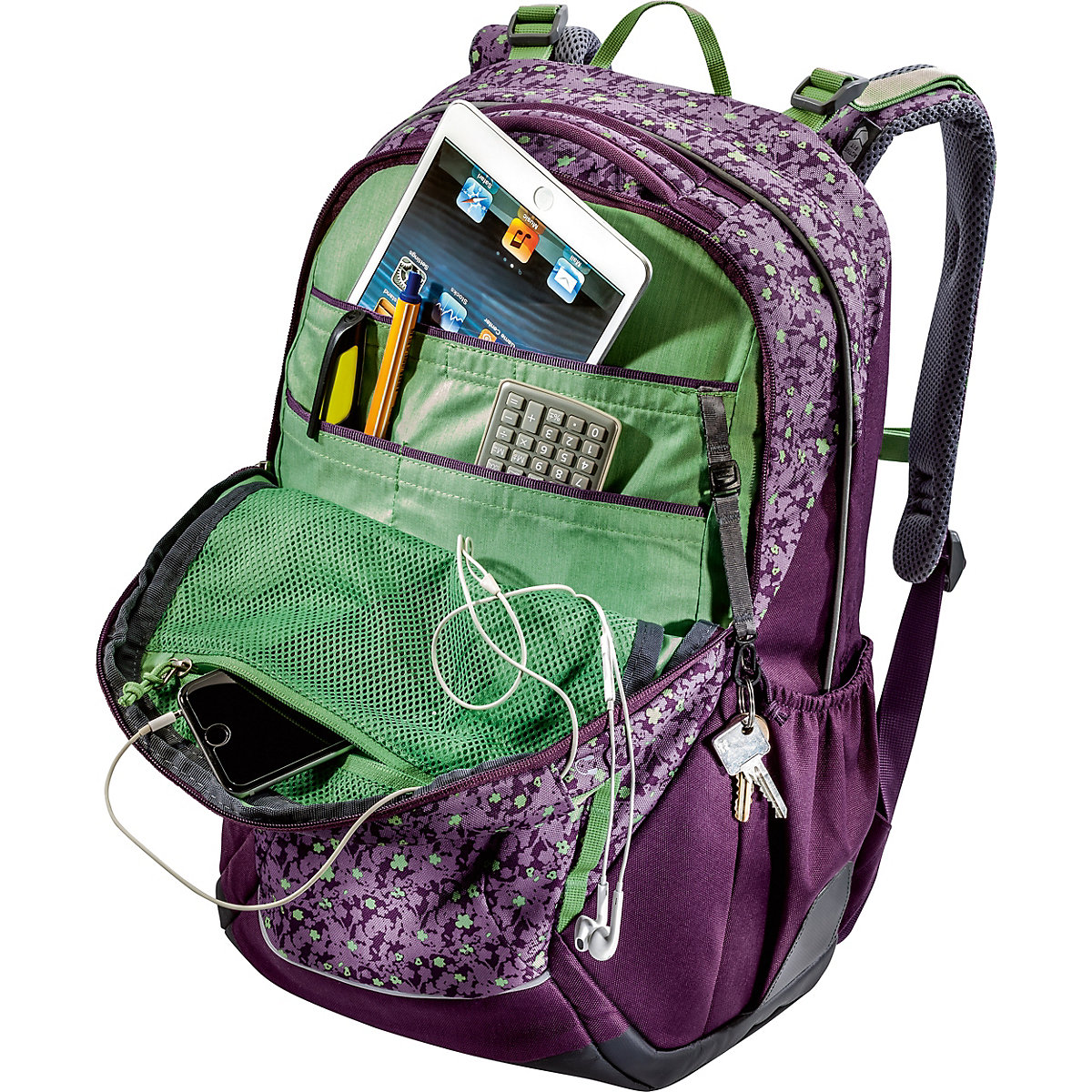 Schulrucksack YPSILON plum flora, Deuter | myToys