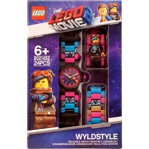 Часы наручные LEGO Movie 2 с минифигурой Wyldstyle - разноцветный