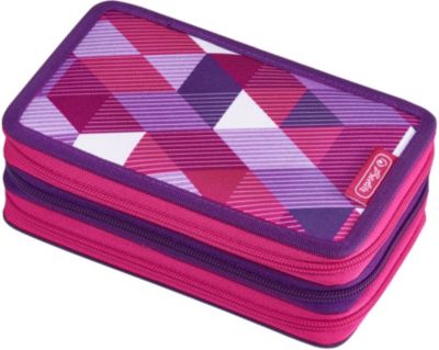 Triple-Federmppchen XXL Pink Cubes, 31-tlg. pink-kombi
