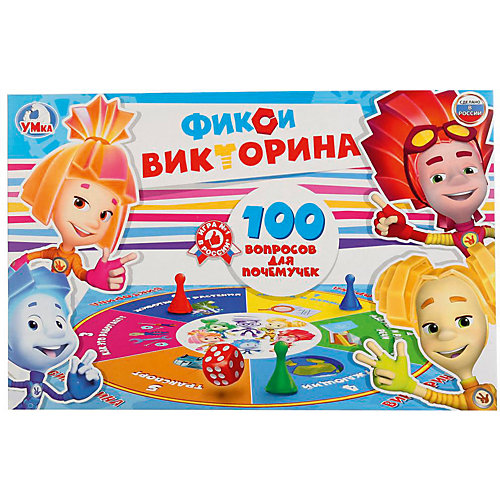 Настольная игра "Викторина 100 вопросов" Фиксики от Умка
