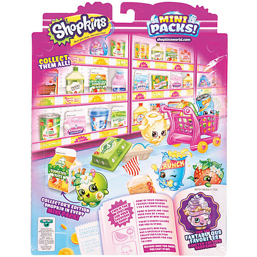 Комплект фигурок Shopkins "Набор покупателя", 8 штук с упаковками от Moose