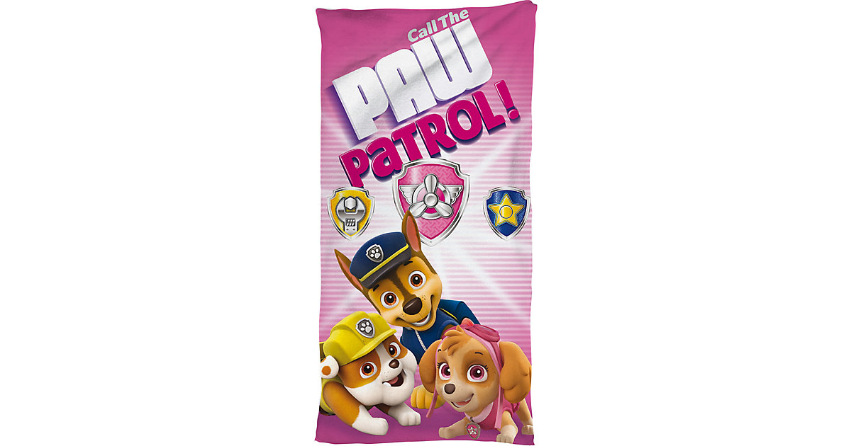 SkyBrands · Strand- und Badetuch PAW Patrol, rosa, 75 x 150 cm SkyBrands · Strand- und Badetuch PAW Patrol, rosa, 75 x 150 cm