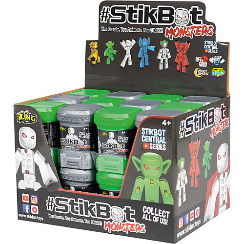 Игрушка Zing Stikbot "Монстр" в капсуле от Zing