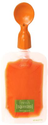 L�ffelaufsatz Quetschbeutel, transparent farblos Kinder