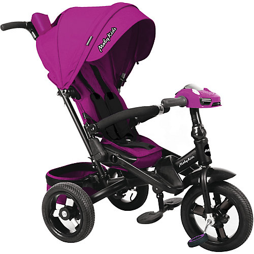 Трехколесный велосипед Moby Kids New Leader 360° 12x10 AIR Car, ягодно-пурпурный от Moby Kids