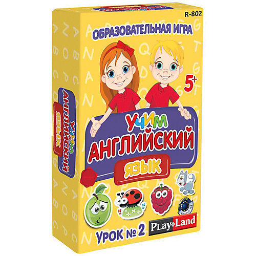 Настольная игра Play Land Учим английский язык: Урок 2 от Play Land