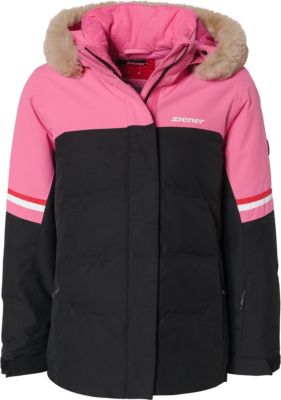 Skijacke ATHILDA schwarz/pink Gr. 176 Mdchen Kinder