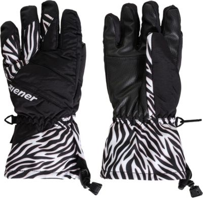 Skihandschuhe AGIL AS M�dchen schwarz/wei� Gr. 7 Erwachsene