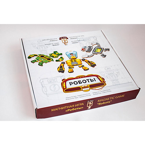 Магнитная игра Mr. Bigzy "Роботы" от Mr. Bigzy