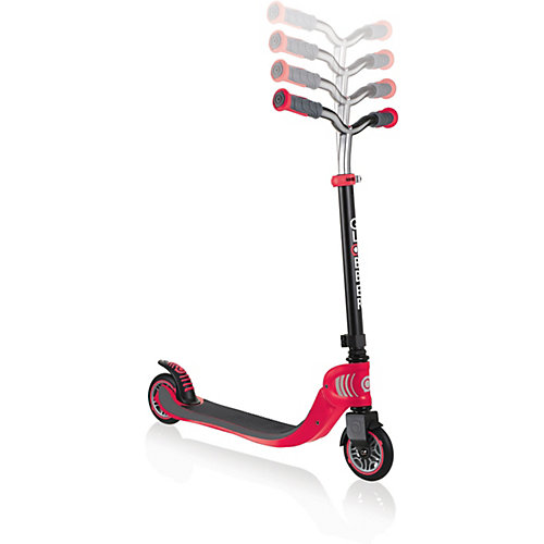 Двухколесный самокат Globber Foldable Flow 125, красный от Globber