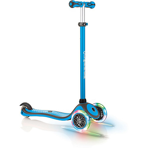 Трехколесный самокат Globber Primo Plus Lights Color, светящиеся колеса от Globber
