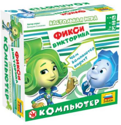 Настольная игра Звезда "Фиксики викторина. Компьютер"