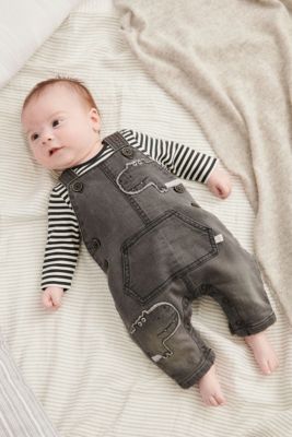 Baby Set Latzhose   Langarmbody für Jungen, next | myToys