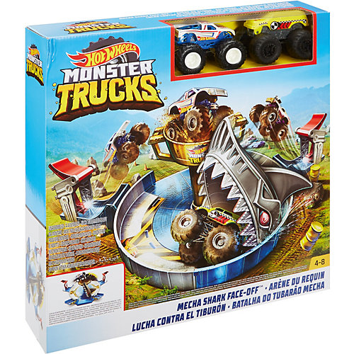 Игровой набор Hot Wheels Monster Trucks Поединок с акулой от Mattel