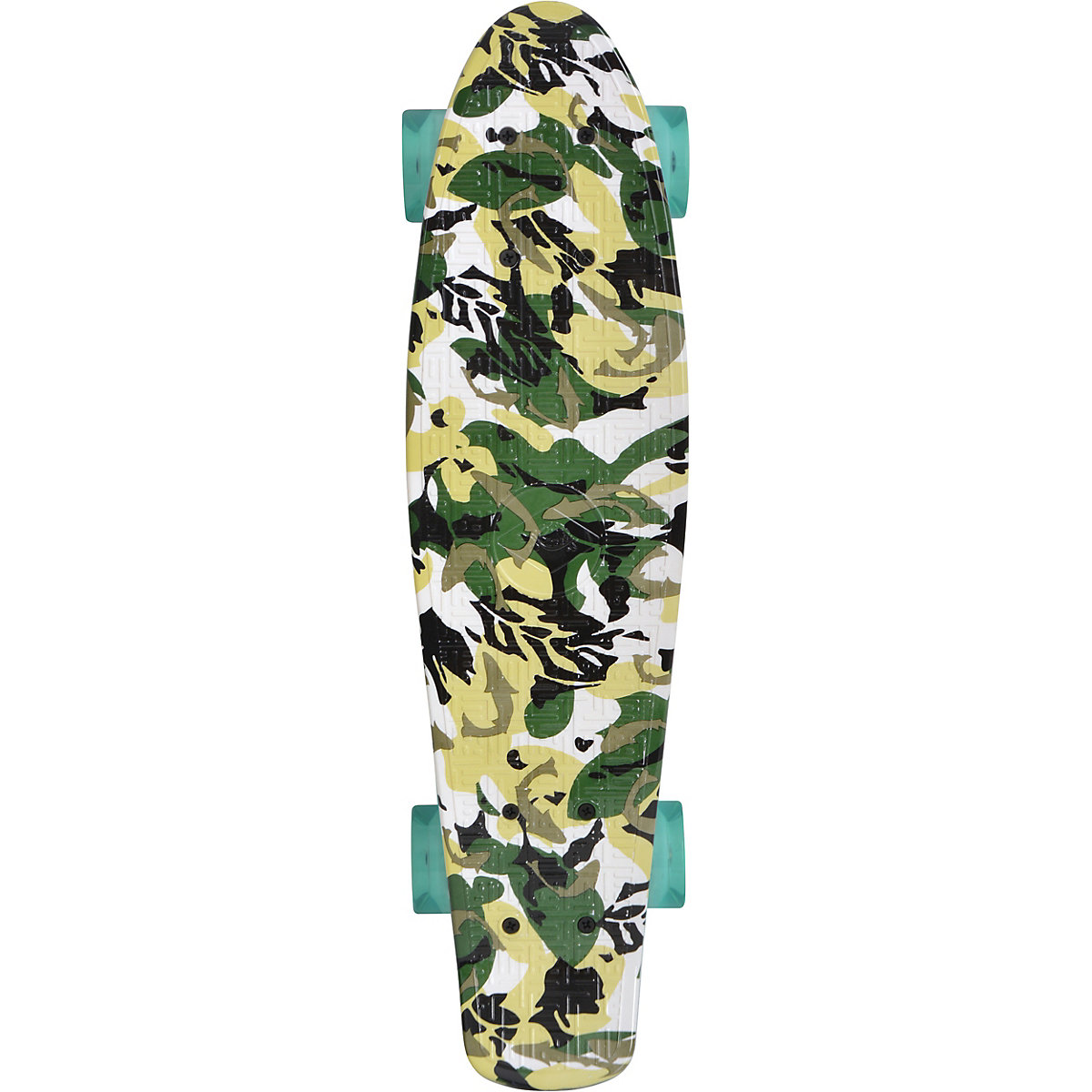 Schildkröt Retro Skateboard Free Spirit Camouflage