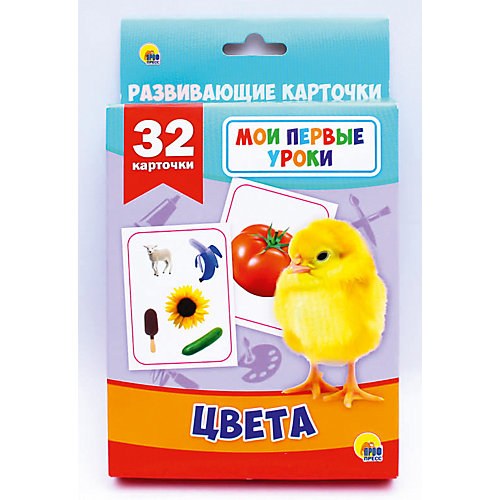Развивающие карточки Мои первые уроки "Цвета" от Проф-Пресс