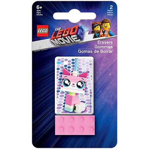 Набор ластиков LEGO Movie 2: Unikitty, 2 шт от LEGO