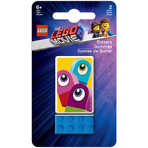 Набор ластиков LEGO Movie 2: DUPLO, 2 шт от LEGO
