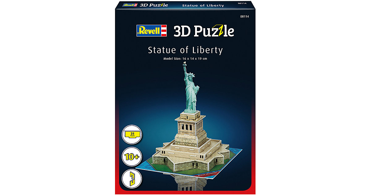 3D-Puzzle Freiheitsstatue, 31 Teile