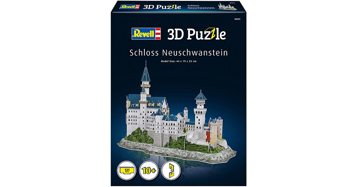 3D-Puzzle Schloss Neuschwanstein, 121 Teile