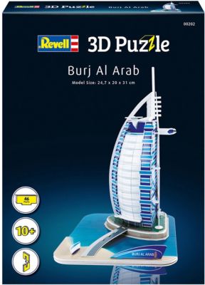 3D-Puzzle Burj Al Arab, 46 Teile