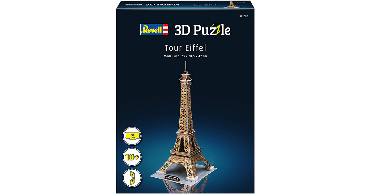 3D-Puzzle Eiffelturm, 39 Teile