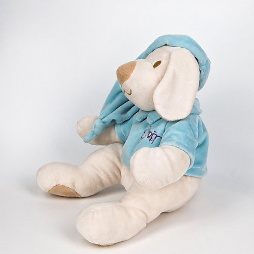 Игрушка для сна Собачка DrЁma BabyDou с белым и розовым шумом, голубой от Drema BabyDou