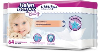 Детские влажные салфетки Helen Harper Baby 64 шт