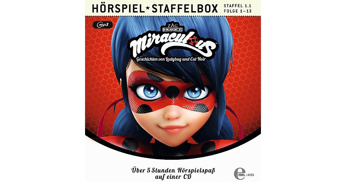 CD Miraculous Staffelbox 1.1 (MP3-CD) Hörbuch