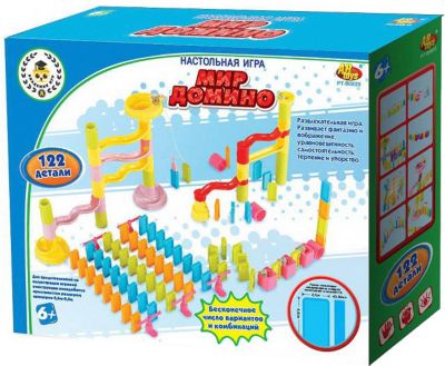 Настольная игра Abtoys Мир домино, 122 детали
