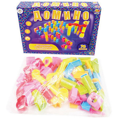 Настольная игра Abtoys Мир домино, 76 деталей от ABtoys